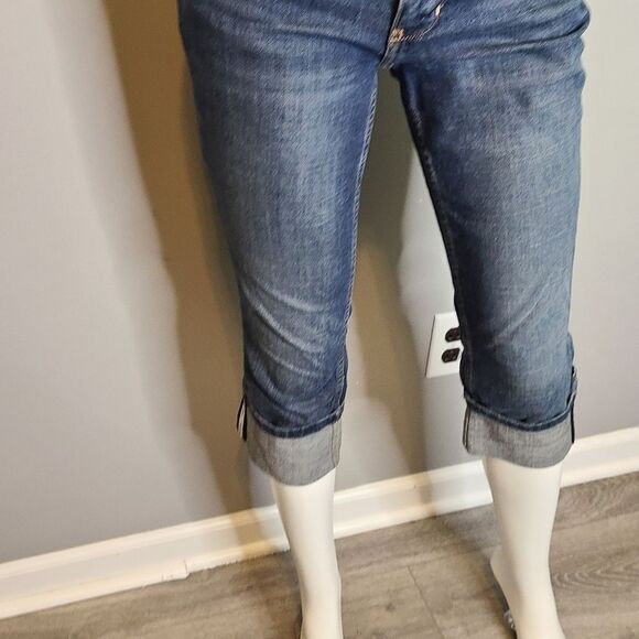 Banana Republic Cuffed Jean Capri sz 2P - Picture 7 of 13